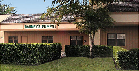 Front of the Barneys Pumps Coral Springs Office