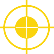 Yellow laser alignment icon